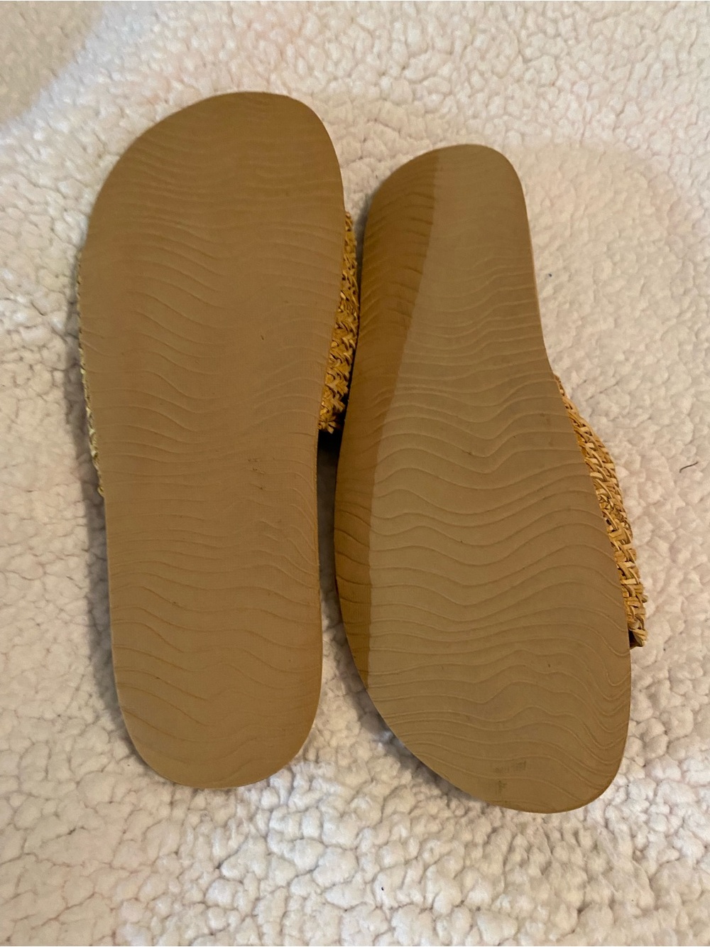 Reef Women’s Brown Tan Woven Slide Sandals - Picture 7 of 12